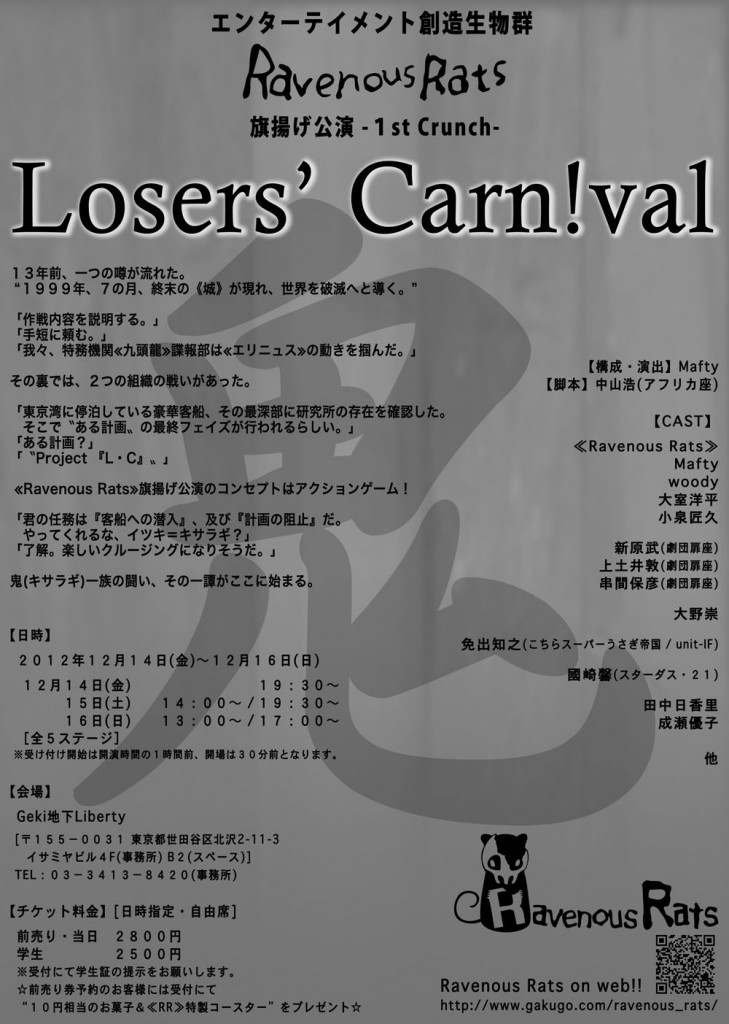 Losers' Carn!val - Ravenous Rats 1st Crunch